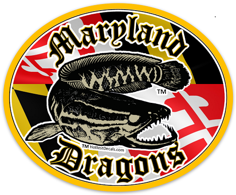 Maryland Snakehead Fish Decal