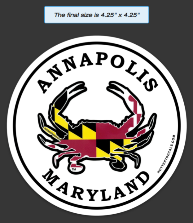 ANNAPOLIS MARYLAND DECAL