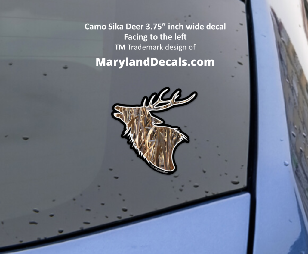CAMO Decals Stickers - Maryland Decals Stickers Magnets & Hats