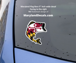 md bass fish 2022 - Maryland Decals Stickers Magnets & Hats