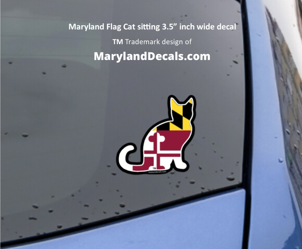 MARYLAND CAT DECAL